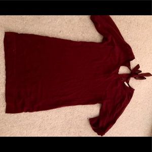 Maroon dress